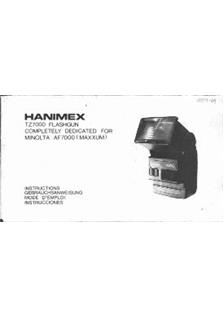 Hanimex TZ 7000 manual. Camera Instructions.